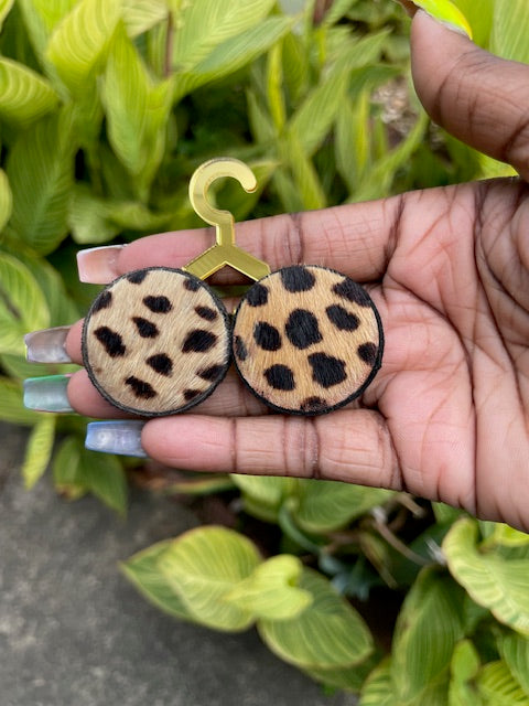 Cheetah Print Earrings